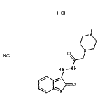 CAS#: 86873-20-3， N'-(2-Oxo-2H-indol-3-yl)-2-(1-piperazinyl)acetohydrazide dihydrochloride