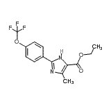 CAS#: 868851-35-8， Ethyl 4-methyl-2-[4-(trifluoromethoxy)phenyl]-1H-imidazole-5-carboxylate