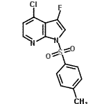 CAS#: 869335-69-3， 4-Chloro-3-fluoro-1-[(4-methylphenyl)sulfonyl]-1H-pyrrolo[2,3-b]pyridine