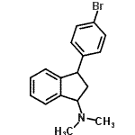 CAS#: 86945-54-2， 3-(4-Bromophenyl)-N,N-dimethyl-1-indanamine