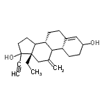 CAS#: 869627-85-0， (8S,10R,13S)-13-Ethyl-17-ethynyl-11-methylene-2,3,6,7,8,9,10,11,12,13,14,15,16,17-tetradecahydro-1H-cyclopenta[a]phenanthrene-3,17-diol
