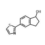 CAS#: 869725-78-0， 5-(1,3-Thiazol-2-yl)-1-indanol