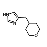 CAS 登录号：869842-14-8， 4-(四氢-2H-吡喃-4-基甲基)-1H-咪唑