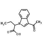 CAS#: 869949-98-4， 2-(3-Acetyl-1H-indol-1-yl)butanoic acid