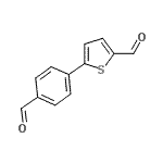 CAS#: 869959-14-8， 5-(4-formylphenyl)thiophene-2-carbaldehyde
