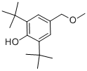 structure of CAS# 87-97-8, 2,6-Di-Tert-Butyl-4-(Methoxymethyl)Phenol;Nsc 39711;P-Cresol, 2,6-Di-Tert-Butyl-Alpha-Methoxy-