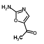 结构式 CAS# 87005-17-2, 1-(2-氨基-1,3-恶唑-5-基)乙酮