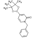 CAS#: 870067-55-3， 1-benzyl-4-(4,4,5,5-tetramethyl-1,3,2-dioxaborolan-2-yl)pyridin-2-one