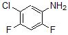 structure of CAS# 870606-45-4, 5-Chloro-2,4-difluoro-Benzenamine