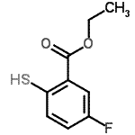CAS 登录号：870703-85-8， 乙基5-氟-2-巯基苯甲酸酯