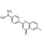 CAS#: 871101-31-4， 2-[4-(Dimethylamino)phenyl]-6-iodo-4H-chromen-4-one