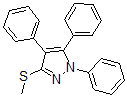 CAS#: 871110-16-6， 3-(Methylthio)-1,4,5-Triphenyl-1H-Pyrazole