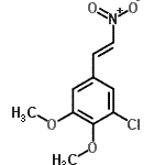 CAS#: 871126-37-3， 1-Chloro-2,3-dimethoxy-5-[(E)-2-nitrovinyl]benzene