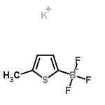 CAS#: 871231-40-2， Potassium trifluoro(5-methyl-2-thienyl)borate(1-)
