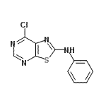 CAS#: 871266-78-3， 7-Chloro-N-phenyl[1,3]thiazolo[5,4-d]pyrimidin-2-amine