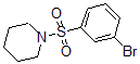 structure of CAS# 871269-12-4, 1-[(3-Bromophenyl)Sulfonyl]-Piperidine;1-[(3-Bromophenyl)Sulphonyl]Piperidine 98%;1-[(3-Bromobenzene)Sulfonyl]Piperidine;1-[3-(BROMOPHENYL)SULPHONYL]PIPERIDINE