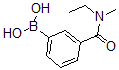 结构式 CAS# 871333-07-2, B-[3-[(乙基甲基氨基)羰基]苯基]-硼酸