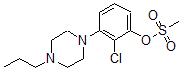 CAS 登录号：871355-75-8， 2-氯-3-(4-丙基-1-哌嗪基)-苯酚 1-甲烷磺酸酯