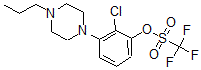 CAS#: 871356-22-8， 1,1,1-Trifluoro-Methanesulfonic Acid 2-Chloro-3-(4-Propyl-1-Piperazinyl)Phenyl Ester
