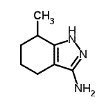 CAS#: 871886-15-6， 7-Methyl-4,5,6,7-tetrahydro-1H-indazol-3-amine