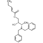 CAS#: 871948-97-9， (2S,3S)-3-(Dibenzylamino)-2-hydroxybutyl (2E)-2-pentenoate
