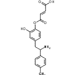 CAS#: 87203-73-4， (2E)-4-{4-[2-Amino-2-(4-methylphenyl)ethyl]-2-hydroxyphenoxy}-4-oxo-2-butenoic acid
