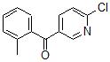 CAS#: 872088-10-3， (6-Chloro-3-Pyridinyl)(2-Methylphenyl)-Methanone