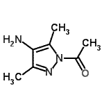CAS 登录号：872407-86-8， 1-(4-氨基-3,5-二甲基-1H-吡唑-1-基)乙酮