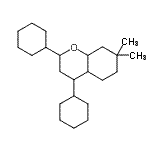 CAS#: 87299-55-6， 2,4-Dicyclohexyl-7,7-dimethyloctahydro-2H-chromene