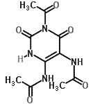 CAS#: 873376-13-7， N,N'-(1-Acetyl-2,6-dioxo-1,2,3,6-tetrahydropyrimidine-4,5-diyl)diacetamide