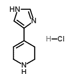 CAS#: 873551-16-7， 4-(1H-Imidazol-4-yl)-1,2,3,6-tetrahydropyridine hydrochloride (1:1)