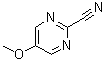 结构式 CAS# 87362-32-1, 5-甲氧基-2-嘧啶甲腈