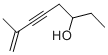 structure of CAS# 87371-34-4, 7-Methyl-7-Octen-5-Yn-3-Ol;Zinc02390329