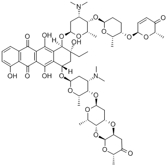 CAS#: 87385-18-0， Ditrisarubicin C