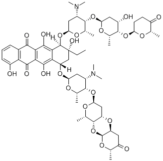 CAS#: 87399-21-1， Ditrisarubicin A