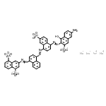 CAS 登录号：87440-96-8， 四钠3-{[4-({4-[(6-氨基-1-羟基-3-磺酸-2-萘基)偶氮]-7-磺酸-1-萘基}偶氮)-1-萘基]偶氮}-1,5-萘二磺酸酯