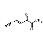 CAS#: 87443-84-3， (2E)-4,5-Dioxo-2-hexenenitrile