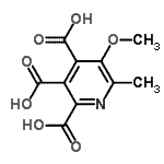 CAS#: 874493-16-0， 5-Methoxy-6-methyl-2,3,4-pyridinetricarboxylic acid