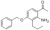CAS 登录号：87472-99-9， 1-[2-氨基-4-(苯基甲氧基)-3-丙基苯基]-乙酮