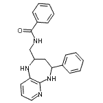 CAS#: 87474-36-0， N-[(4-Phenyl-2,3,4,5-tetrahydro-1H-pyrido[2,3-b][1,4]diazepin-2-yl)methyl]benzamide