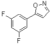 结构式 CAS# 874800-58-5, 5-(3,5-二氟苯基)-1,2-恶唑