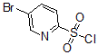 结构式 CAS# 874959-68-9, 5-溴-2-吡啶磺酰氯