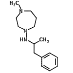 CAS#: 87498-61-1， 4-Methyl-N-(1-phenyl-2-propanyl)-1,4-diazepan-1-amine