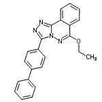 CAS#: 87540-42-9， 3-(4-Biphenylyl)-6-ethoxy[1,2,4]triazolo[3,4-a]phthalazine