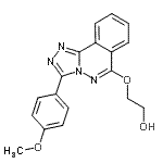 CAS#: 87540-57-6， 2-{[3-(4-Methoxyphenyl)[1,2,4]triazolo[3,4-a]phthalazin-6-yl]oxy}ethanol