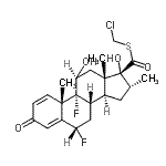CAS#: 87556-66-9， S-(Chloromethyl) (6alpha,11alpha,16alpha,17alpha)-6,9-difluoro-11,17-dihydroxy-16-methyl-3-oxoandrosta-1,4-diene-17-carbothioate