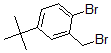 structure of CAS# 875664-32-7, 1-Bromo-2-(Bromomethyl)-4-(1,1-Dimethylethyl)-Benzene;1-Bromo-2-(Bromomethyl)-4-(Trifluoromethyl)Benzene;2-Bromo-5-(Trifluoromethyl)Benzylbromide97+%;2-BROMO-5-(TRIFLUOROMETHYL)BENZYL BROMIDE