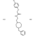 CAS#: 87576-02-1， N-[2-(4-Benzyl-1,4-diazepan-1-yl)ethyl]-2-(4-chlorophenoxy)acetamide dihydrochloride