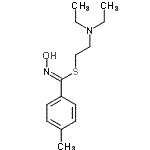 CAS#: 87588-66-7， 2-(Diethylamino)ethyl N-hydroxy-4-methylbenzenecarbimidothioate