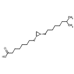 CAS#: 87590-99-6， 8-[(1R,2S)-2-(7-Methyloctyl)cyclopropyl]octanoic acid